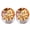 Yellow, variant on 1 Pair Iron Eardrops Strong Magnetic Health Pierced Round Magnetic Iron Eardrops Earrings Gift for Women
