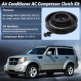 thumbnail image 2 of Kit de embrague de compresor de aire acondicionado para Dodge Nitro 2009-2011 para Jeep Liberty 2009-2012 V6 3.7L Conjunto de embrague de compresor de AC para compresor RS18 68242651AA/68058044A, 2 of 7
