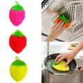 thumbnail image 4 of tredstone Kitchen Super Absorbent Microfiber kitchen dish Cloth High -efficiency tableware Household Cleaning Towel kichen tools gadgets orange 1Set, 4 of 6
