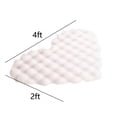 thumbnail image 3 of Faux Fur Heart Shaped Rug, Soft Velvet Plush Mat, Decorative Shaggy Carpet For Living Room Sofa Coffee Table Cloakroom Vanity Stool Bedroom, 4x2 ft, 3 of 6