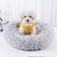 thumbnail image 7 of Round Ultra Soft Plush Calming Cushion Bed For Pets, Fluffy Dog Bed For Small Medium Large Dogs, 7 of 7