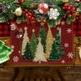 thumbnail image 4 of Gumesh Christmas Tree Pattern Placemats - Insulated Table Mats Set of 4 | Festive Holiday Dining Decor, 4 of 6