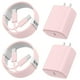 thumbnail image 1 of Cargador y cable USB-C PD de 20 W para iPhone 15 Pro Max, color rosa, 1 of 6