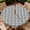 Black Mandala, variant on Round Outdoor Tablecloth with Zipper and Umbrella Hole, Fitted Table Cloth with Elastic, Oil Waterproof Tablecover for Patio Picnic Camping Garden Fits 36"-65" Round Table