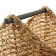 thumbnail image 6 of Casafield Toilet Paper Roll Holder Storage Basket with Wood Bar - Natural, Woven Water Hyacinth Wicker Bathroom Tissue Storage Organizer, 6 of 8