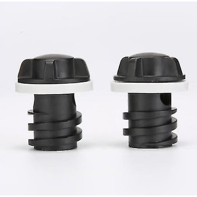 Paquete de 2 tapones de drenaje de accesorios para refrigeradores: diseñados específicamente y compatibles con todos los refrigeradores duros Yeti