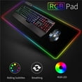 thumbnail image 4 of Coofit Gaming Mouse Pad Lighting: Large Nonslip Keyboard Mouse Mat Computer Mousepad, 4 of 10