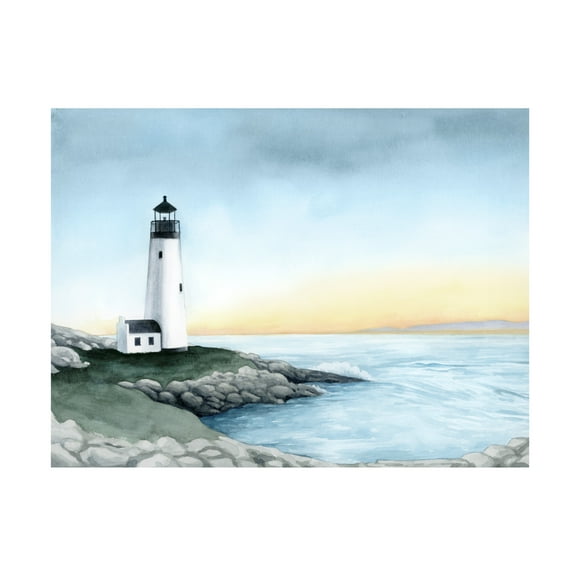 Grace Popp 'Lighthouse Bay I' Canvas Art