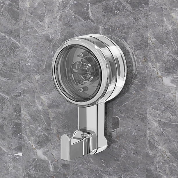Gancho con Ventosa | Adhesivo de Vacío Resistente | Plástico Abs Pvc de Alta Resistencia | Gancho de Pared Reutilizable Sin Dejar Rastro para Baño, Cocina, Abrigos, Llaves y Toallas | Instalación Sin