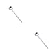 thumbnail image 4 of Moyic Cuchara agitadora de 8 piezas, agitador de café de acero inoxidable, vajilla redonda para sopa, vajilla, barra reutilizable para Plata 13cm 2Conjunto, 4 of 6