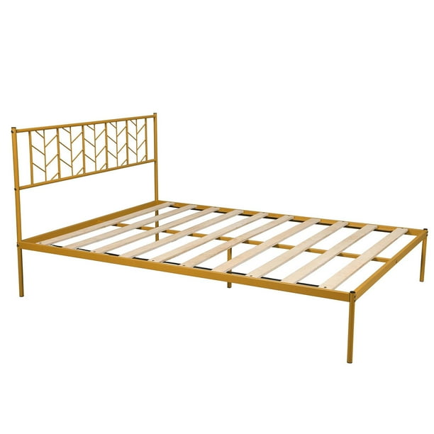 Bed Frame Queen Size Platform Bad Metal, Metal Bed Frame Good Or Bad