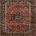 thumbnail image 1 of Ahgly Company Indoor Square Traditional Deep Red Persian Area Rugs, 8' Square, 1 of 6