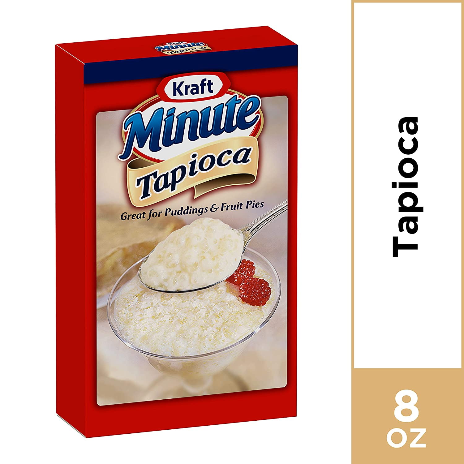 Kraft Minute Tapioca, Quick Cook Tapioca Pudding Mix, 8 oz Box