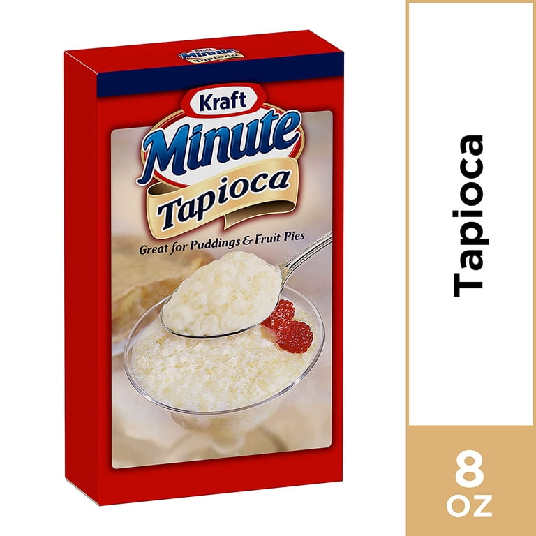Kraft Minute Tapioca, Quick Cook Tapioca Pudding Mix, 8 oz Box