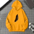thumbnail image 2 of Bibifish Hoodies For Women Graphic Print Hoodies Fall Winter Casual Hoodies Long Sleeve Oversized Pullover Tops With Pocket, 2 of 3