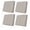 Black, variant on Black Ticking Stripes 4 Pcs Patio Cushion Covers, Modern Minimalist Vertical Lines Khaki Waterproof Outdoor Cushion Cover, Replacement Washable Sofa Chair Seat Cover with Zipper 22"x20"x4"