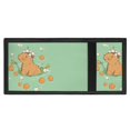 thumbnail image 4 of Chririnla Capybara Citrus Pattern Wear-Resistant Children's Wallet, Elastic Polyester Kids Trifold Wallet Large Capacity Trifold Card Wallet for Outdoor Sports School, 4 of 6