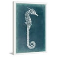 thumbnail image 2 of "Azure Seahorse II" Framed Painting Print, 2 of 6