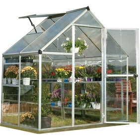 Little Cottage Octagon 8 X 8 White Wooden Greenhouse W