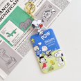 thumbnail image 3 of Llavero con colgante para tarjetas de identificación, diseño de Snoopy, Charlie Brown y Peanuts, de Kawaii, para puerta, con forma de tarjeta de identificación, juguetes para niños, regalo de cumpleañ, 3 of 5