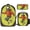 Color-2, variant on Skeleton DJ Riding Waves Backpack Bookbag Students Bags S Rucksack Lunch Bag Pen Bag Three-Piece Set