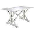 thumbnail image 3 of SEI Furniture Cardwell Farmhouse Dining Table in White, 3 of 10