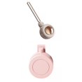 thumbnail image 1 of 2× Portátiles Recargables para Exteriores, Oficina, Viajes, Deportes de Verano blanco rosa, 1 of 9
