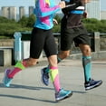 thumbnail image 3 of 5/6/7 Chaussettes de Compression Double Hommes Femmes Marathon Football Randonnée Chaussettes de Sport Médicales Varices Diabète Grossesse Chaussettes Élastiques, 3 of 6