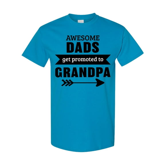 Inktastic Awesome Dads Get Promoted to Grandpa T-Shirt