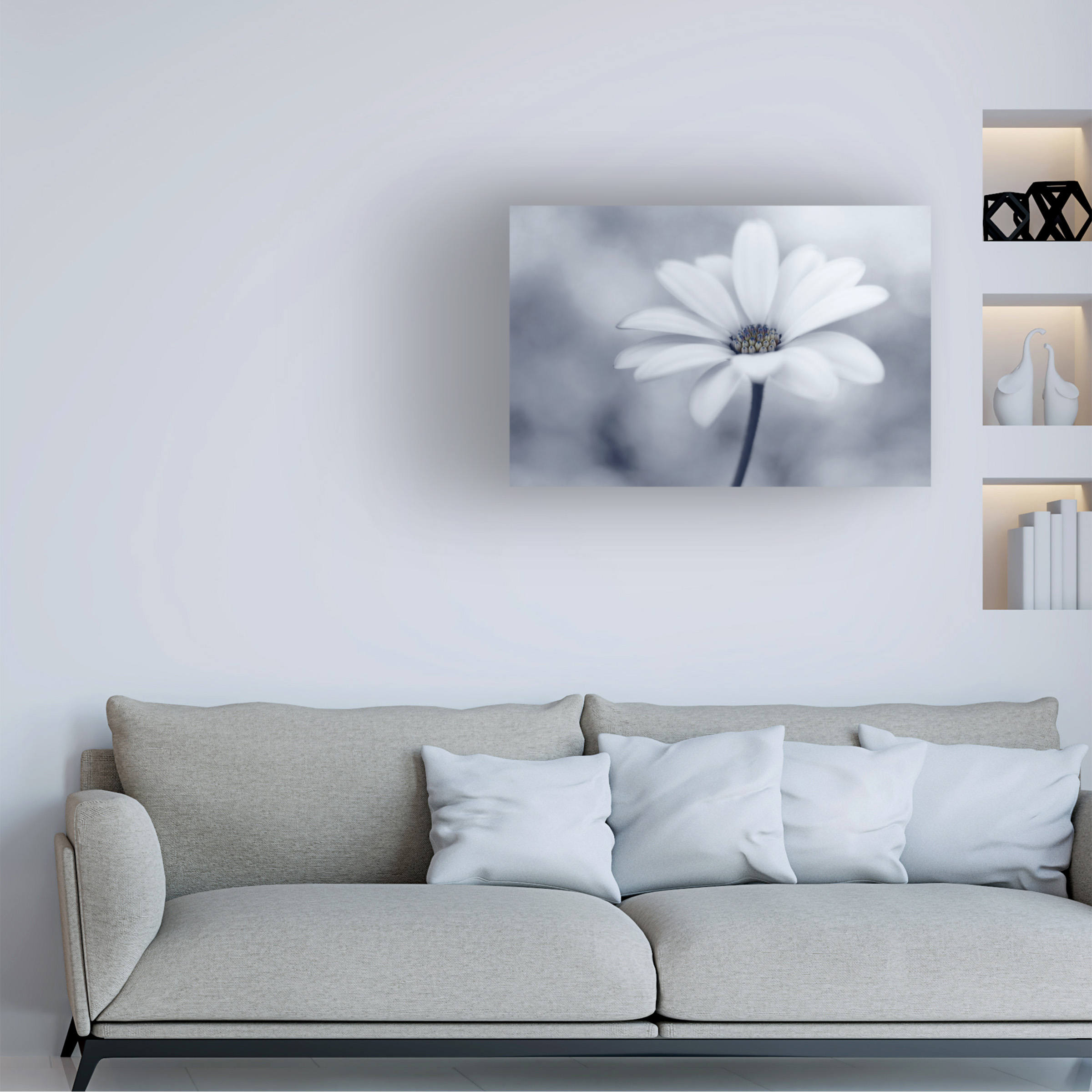 Lotte Gronkj�r 'Blue Tones' Canvas Art