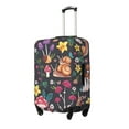 thumbnail image 2 of Easygdp Mushrooms Snails Butterflies Double-Sided Printed Elastic Suitcase Protective Cover,Invisible Zipper, Business Trip Luggage Cases,Washable And Resistant To Falling -Medium, 2 of 9