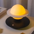 thumbnail image 5 of 3D Printed Floating Saturn Planet Lamp Magnetic Levitation Rotating LED Night Light Stylish Home Office Decor Aesthetic Creative Tech Present for Holiday Birthday Anniversary Gifts, 5 of 10