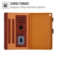 thumbnail image 2 of Dteck Case For Samsung Galaxy Tab A 8.4" SM-T307 (2020 Released) 8.4 inches, Magnetic Leather Card Holder Wallet Folio Kickstand Protective Cover,Brown, 2 of 5