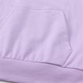 thumbnail image 2 of Eashery Toddler Girl Sweatshirt Pullover Hoodie Winter Warm Shirt Sweater Tops Toddler Boys Girls Cotton Sweatshirt (Purple,4-5 Years), 2 of 5