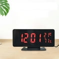 thumbnail image 4 of Reloj Despertador digital automático Colco LED USB Rojo, 4 of 8