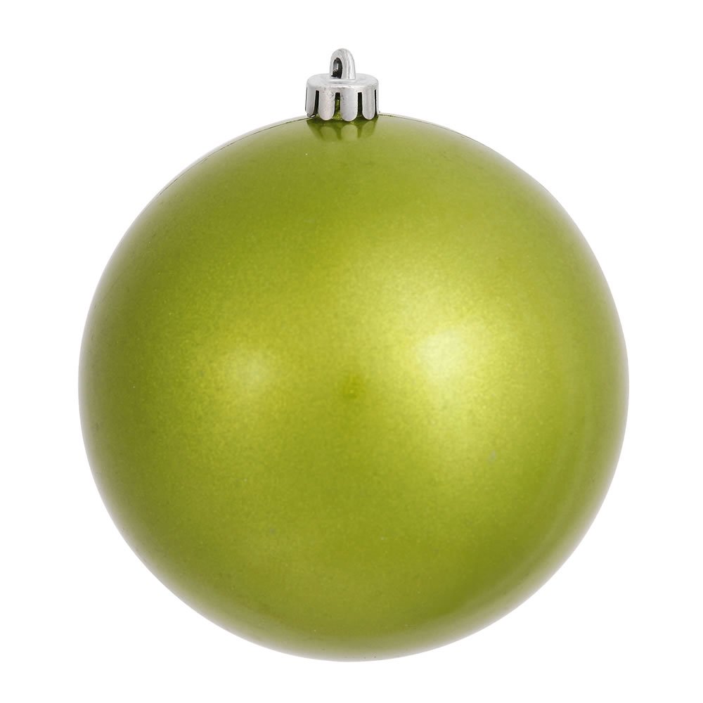 Pearl Lime Green Shatterproof Christmas Ball Ornament 8" (200mm