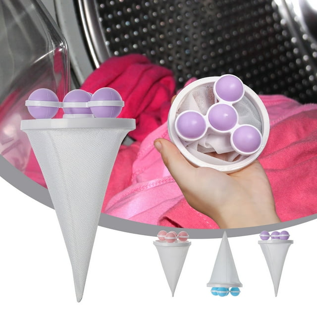 sdhkgrrt 3 Pcs Filtre à Cheveux pour Laveuse, Débris Flottants Catcher pour Lessive, Dissolvant Lint Réutilisable pour Laveuse, Collecteur de Poils d'Animaux pour Lessive, Sac Filtrant en Maille pour Nettoyage, Filtre Flottant pour Lavage