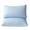 White and Blue, variant on 2-Pack 3D Bean Pillow, 29.13" x 18.9" - Soft Hypoallergenic All-Season Pillow