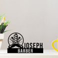 thumbnail image 2 of Handmadetneonsign Custom Barber Desk Name Plate,Barber Metal Nameplate For Desk, Barber Shop Decor, 2 of 4