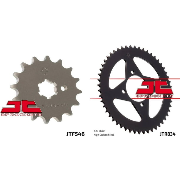 Front Rear Sproket Kit Yamaha Pw80 B D E F G H J K L M N P R S Y Zinger 91 04 Jt Sprockets Walmart Com Walmart Com