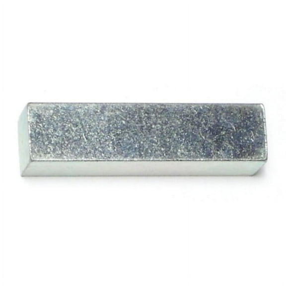 3/8" x 3/8" x 1-1/2" Zinc Plated Steel Square Machine Keys MKS-126 (6 pcs.)