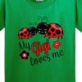 thumbnail image 4 of Inktastic My Gigi Loves Me with Cute Ladybugs Youth T-Shirt, 4 of 5