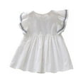 thumbnail image 3 of GYRATEDREAM Summer Toddler Baby Girl Dress Short Sleeve Bow Dresses Sundress Outfits 1-6 Years, 3 of 11