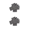 thumbnail image 1 of QualitChoice Phone Touch Screen Gloves Cycling Hiking Camping Hands Warm Keeping Accessory medium grey 2Set, 1 of 6