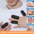 thumbnail image 3 of Tnobhg 4Pcs/Set Finger Ice Sleeves Thumbs Toes Hot Cold Therapy Ice Wraps Tendinitis Trigger Finger Swollen Finger Ice Sleeves, 3 of 8