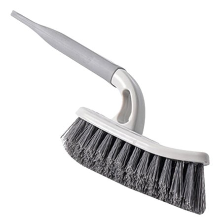 

Floor Scrub Brush | Scrub Brush With Flexible Stiff Bristles | Comfort Grip Cleaning Brush for Bathroom Shower Kitchen Sink Carpet Floor