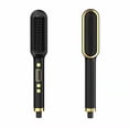 thumbnail image 3 of Hair Straightener Comb,Straight Hair Curling 2 in 1 Straightener,PTC Heating Anti-Scald Constant Temp Protection,Suitable for Professional Salon at Home, White, 3 of 3