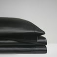 thumbnail image 6 of Comfort Classics Black Satin 6 Piece Sheet Set, Queen, 6 of 9