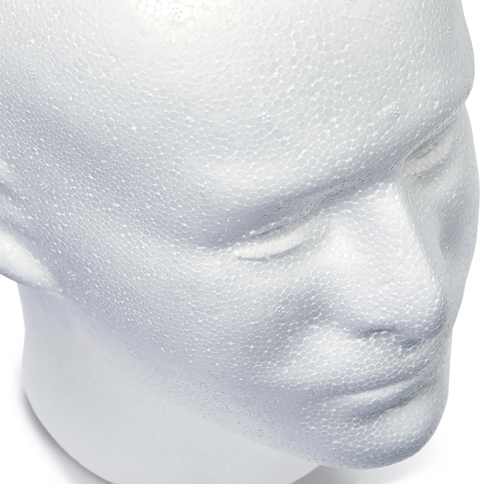FloraCraft SmoothFōM Male Head 6.2 inch x 8.8 inch x 10.3 inch White