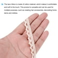 thumbnail image 4 of Uxcell Lace Ribbon 30 Yards 0.39 Inch Cotton Lace Trim for Craft,Gift Wrappers,Headbands,Beige Style 4, 4 of 5